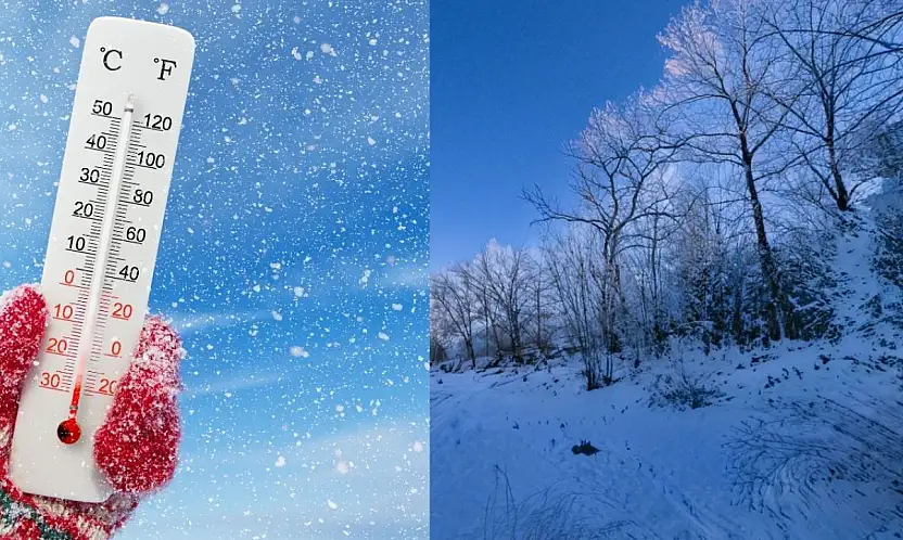 Kayseri'nin en soğuk noktası eksi 31,4 ile orası oldu