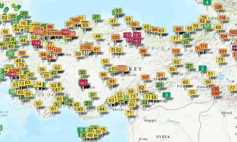 Kayseri'nin o bölgesi alarm veriyor! Değerler neredeyse 3 katına çıktı