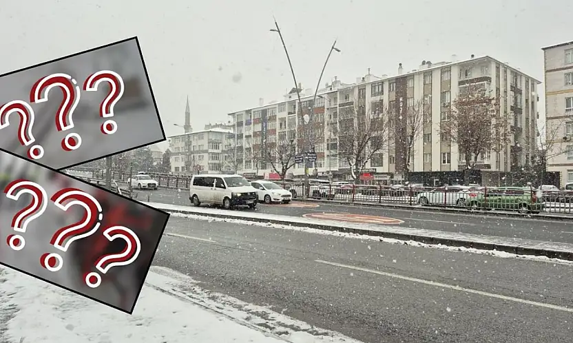 Kayseri'nin o bölgesinde kar yağışı başladı!