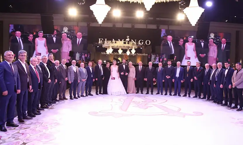 Kayseri protokolü bu düğüne akın etti