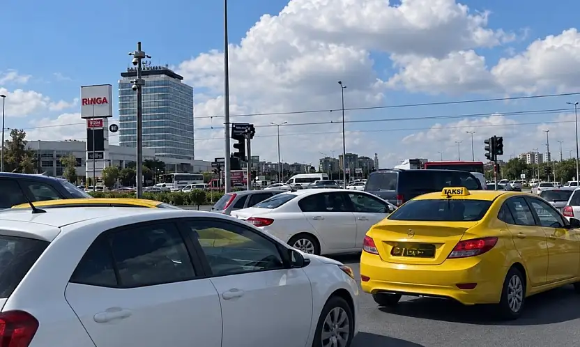 Kayseri Terminal'de trafik kilitlendi