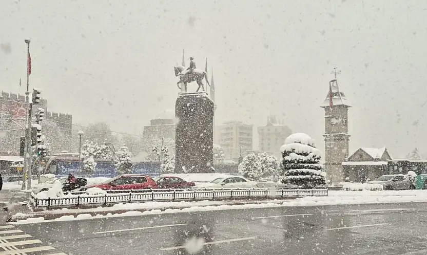 Kayseri'ye Meteoroloji'den kritik uyarı! Yoğun kar yağışı geliyor