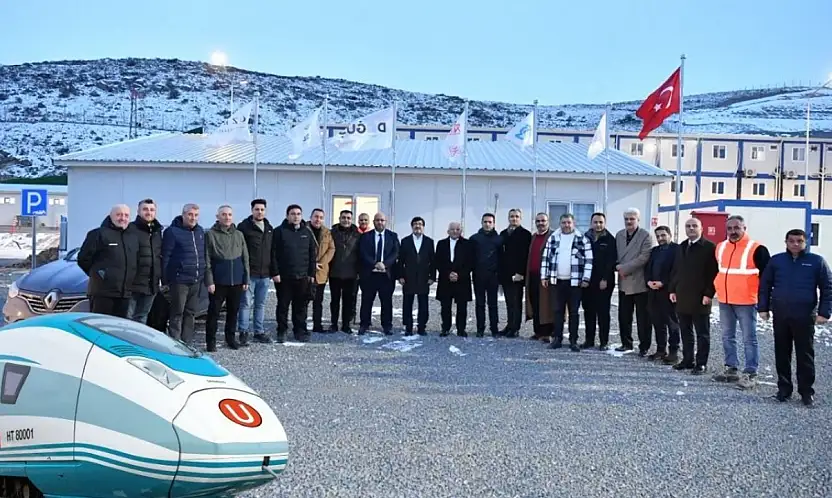 Kayseri Yerköy YHT hattına kritik ziyaret! Büyükkılıç'tan heyecanlandıran açıklama