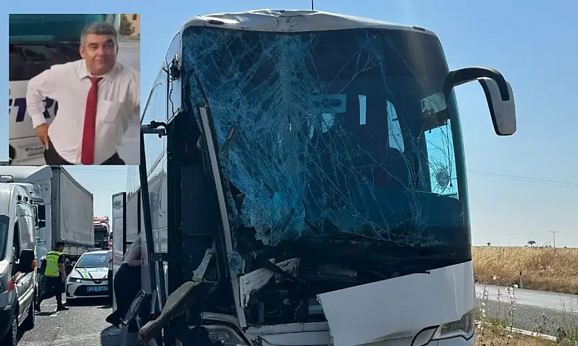 Kayserili muavin otobüs kazasında hayatını kaybetti!