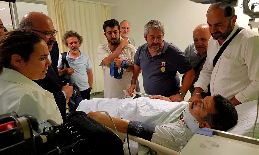 Kayserili vekil hastanelik oldu! İşte o görüntüler