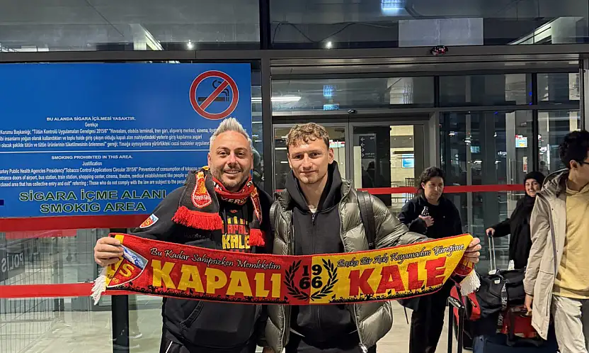 Kayserispor'un merakla beklediği transfer şehre geldi