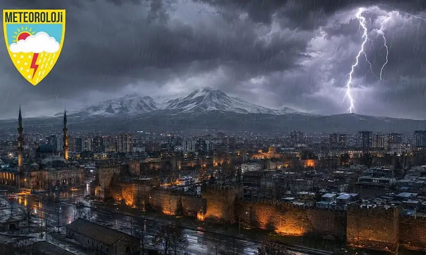 Meteoroloji duyurdu: 3 gün boyunca Kayseri'yi etkisi altına alacak!