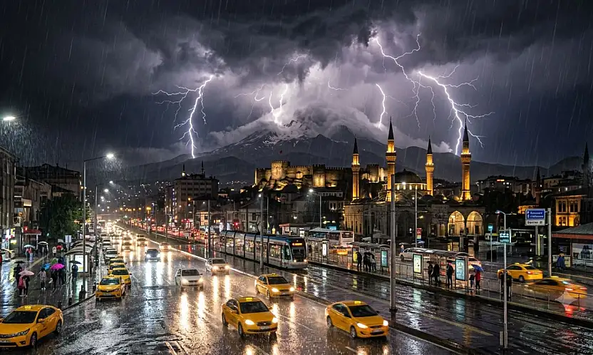 Meteoroloji saat verdi: Kayseri'yi etkileyecek!