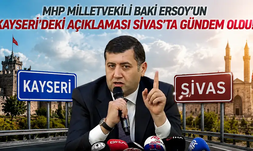 MHP Milletvekili Ersoy'un Kayseri'deki heykel açıklaması Sivas'ta gündem oldu!