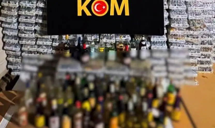 Rekor miktarda sahte alkol yakalandı! İşte operasyonun dikkat çeken detayları