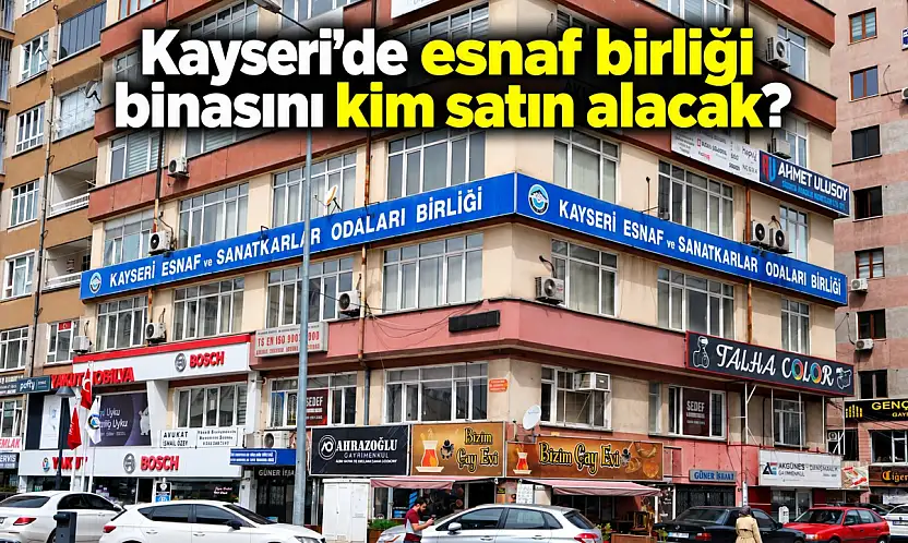 Son 1,5 saat! Kayseri'de esnaf binası satılıyor