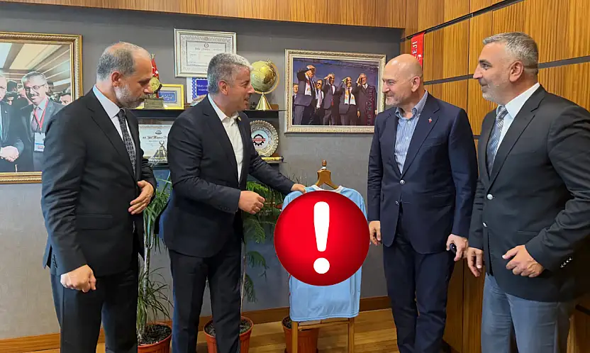 Süleyman Soylu, Kayseri Milletvekilinin odasındaki formanın izini sürdü