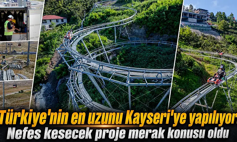 Türkiye'nin en uzunu Kayseri'ye yapılıyor! Nefes kesecek proje merak konusu oldu