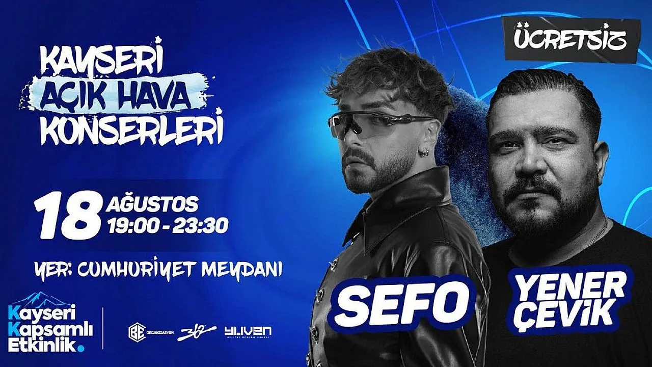 Ünlüler Kayseri Meydanı'na geliyor!