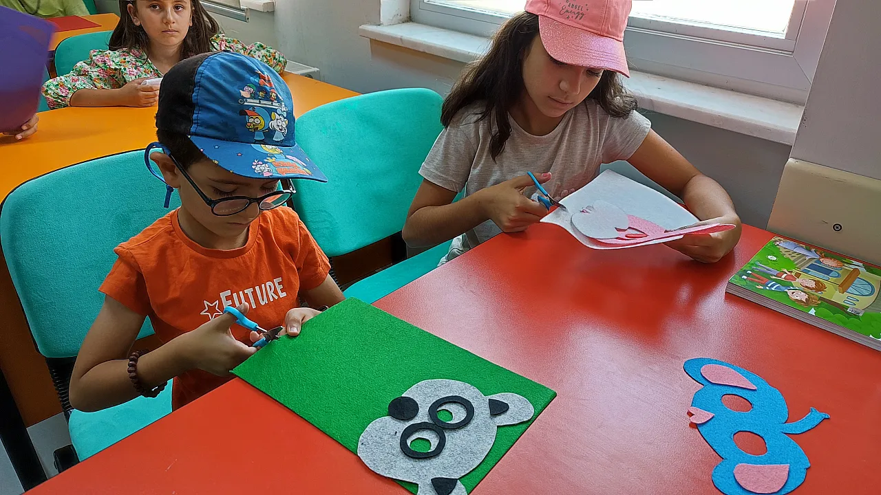 Çocuklar doyasıya eğlendi