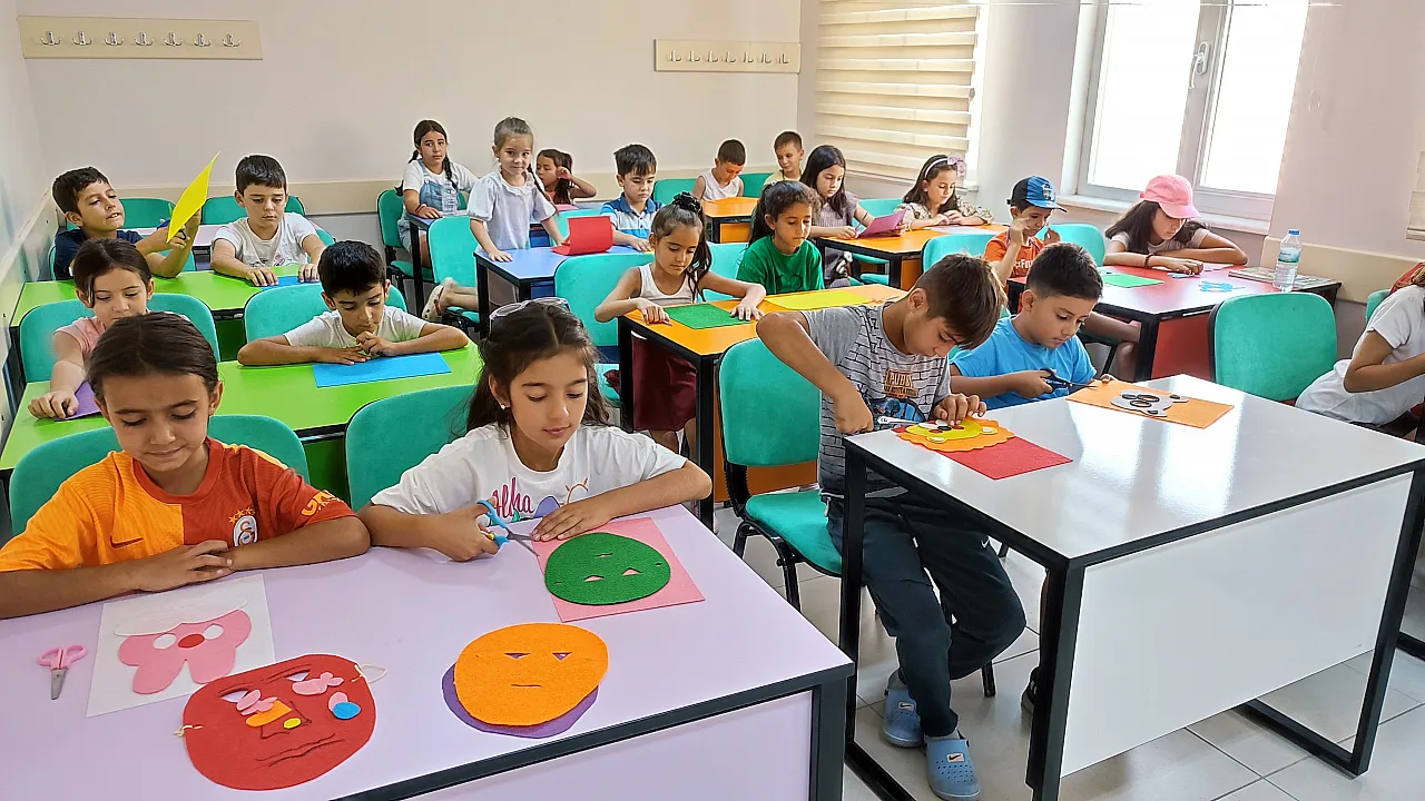 Çocuklar doyasıya eğlendi