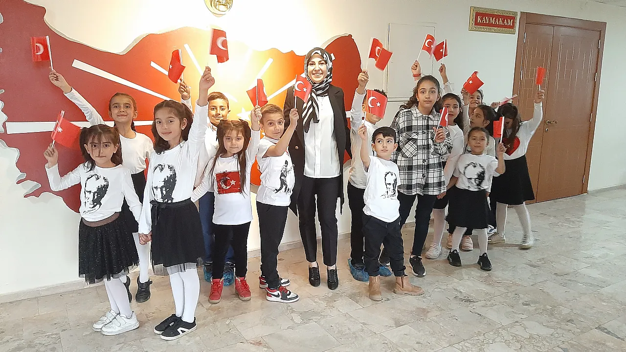 Öğrencilerden Kaymakam Fatih Güner'e ziyaret