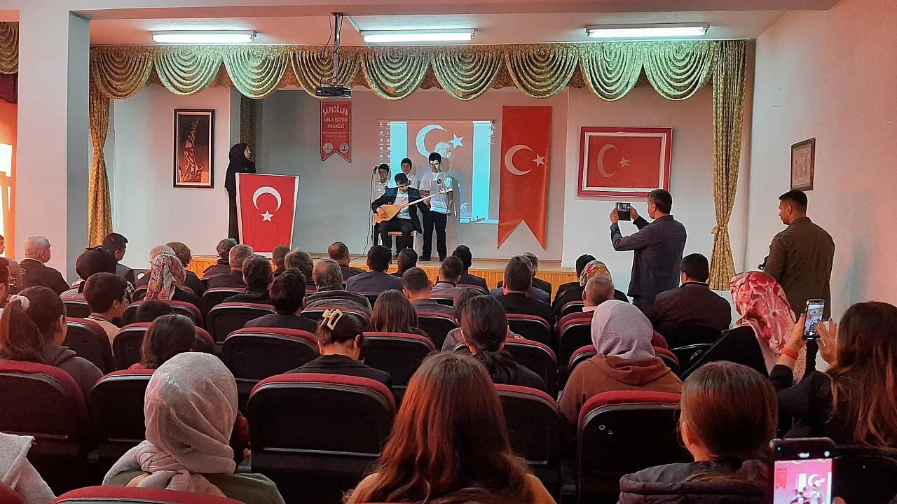 Büyük Önder Sarıoğlan'da anıldı