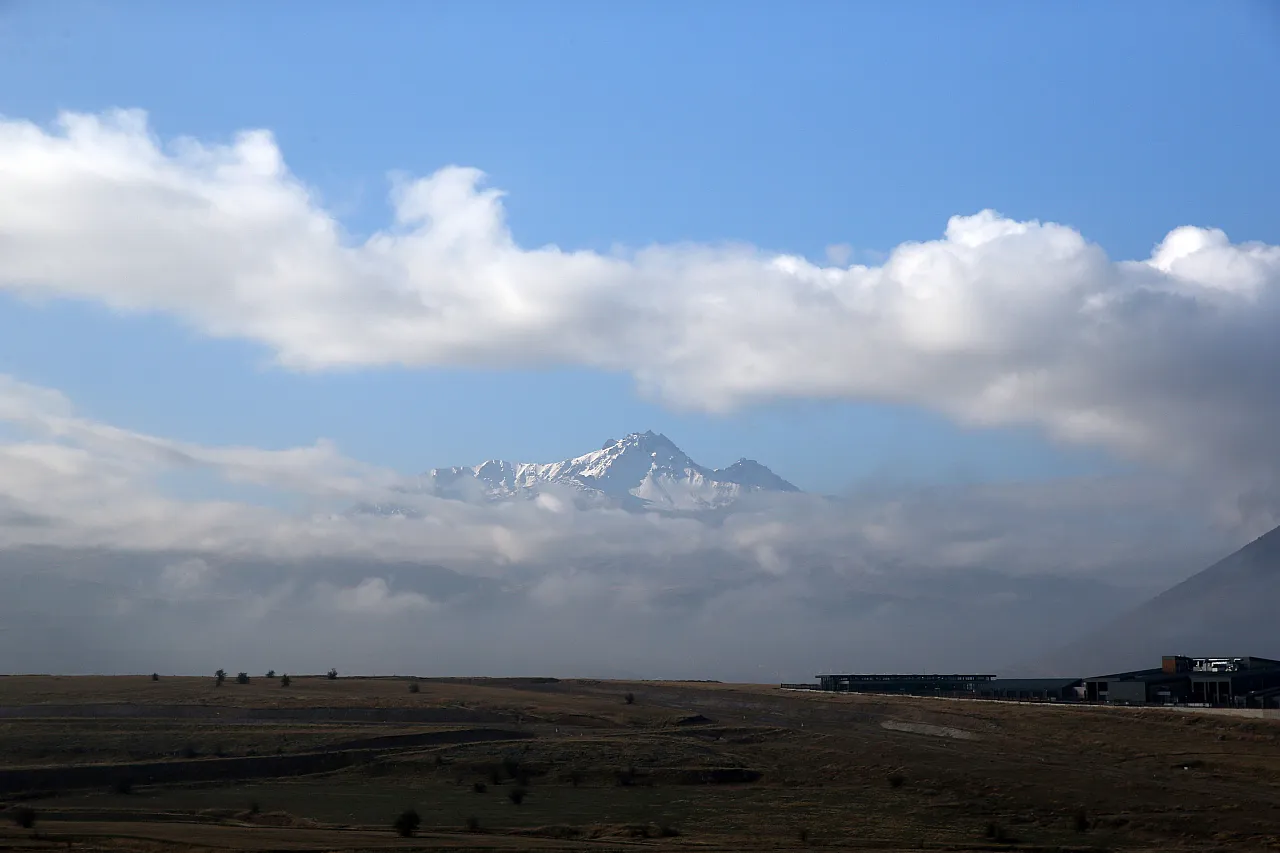Erciyes Dağı'nda sis güzelliği