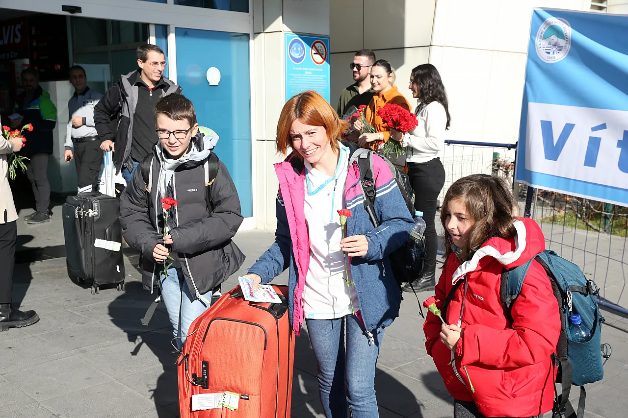 Çekya'dan yeni yıla Erciyes'te girmek için geldiler!