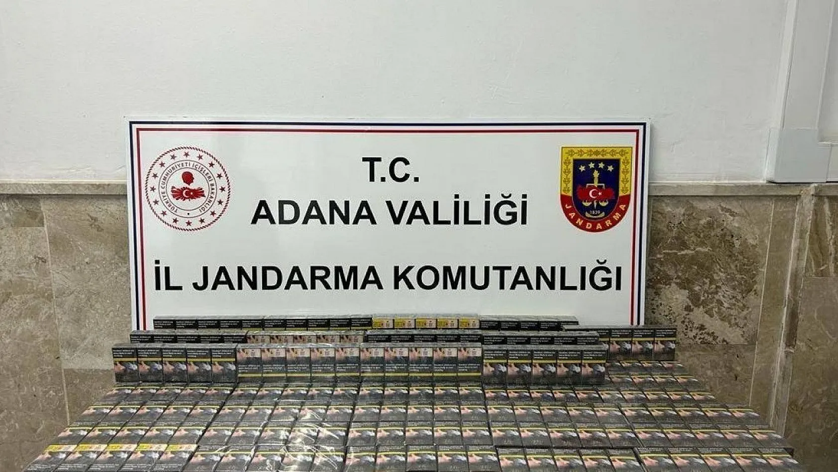 Adana'da 620 kilo kaçak tütün ele geçirildi