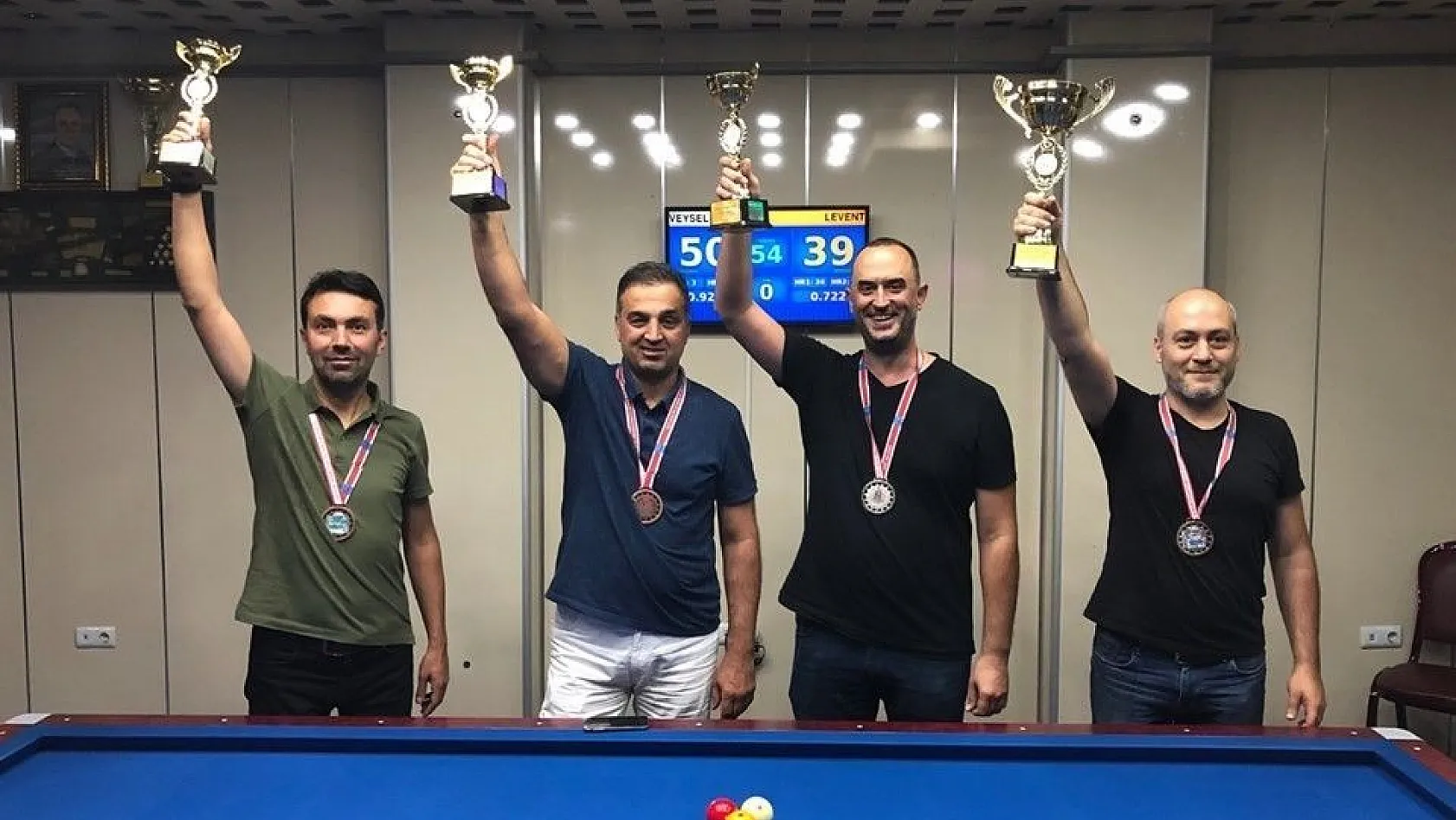 30 Ağustos Zafer Bayramı Bilardo Kupası Sona Erdi
