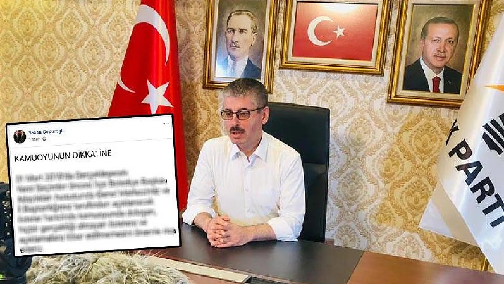 AK Parti İl Başkanı o paylaşımlara kızdı!