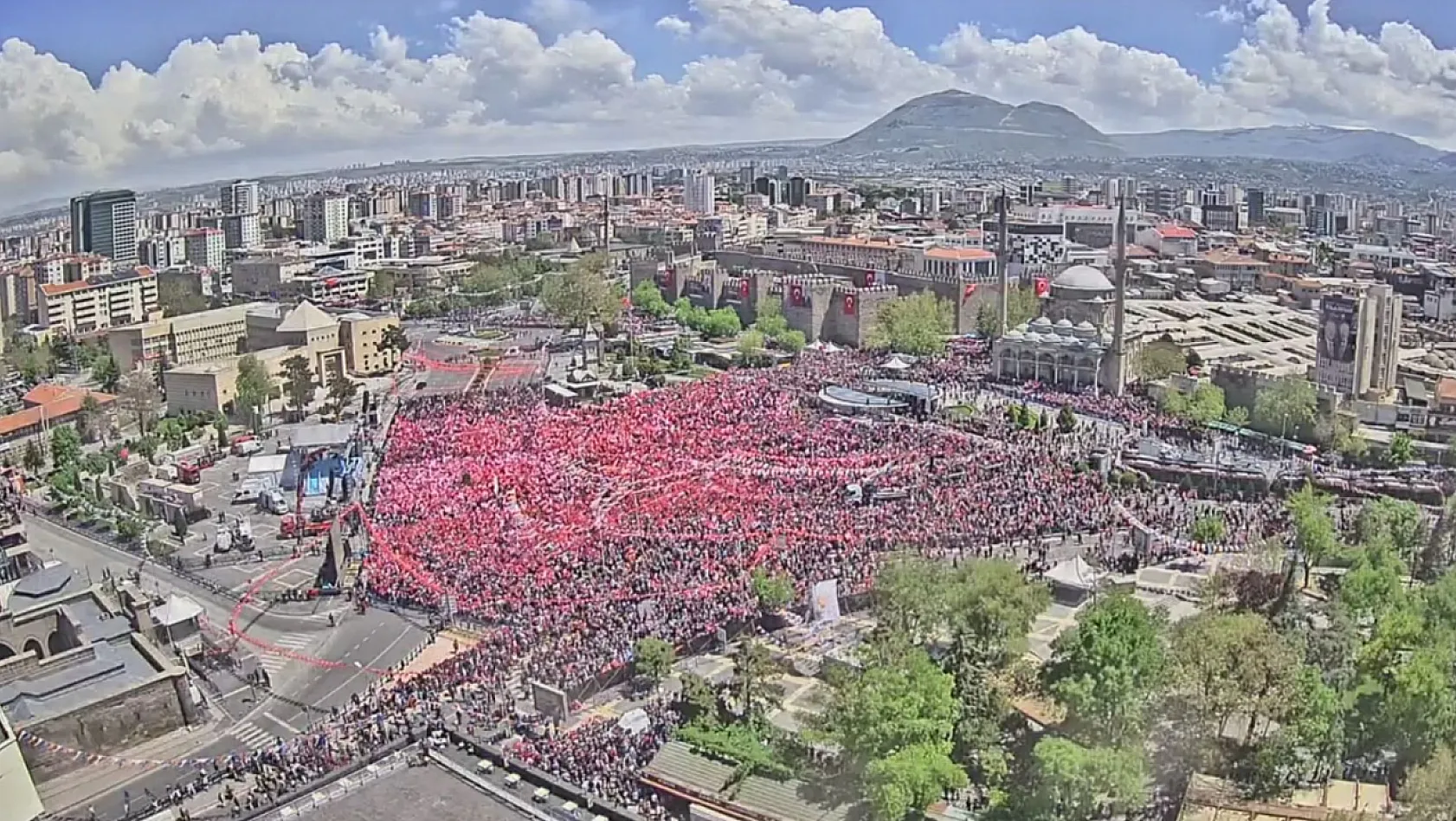 Ak Parti Kayseri mitingine kaç kişi katıldı? Recep Tayyip Erdoğan açıkladı…