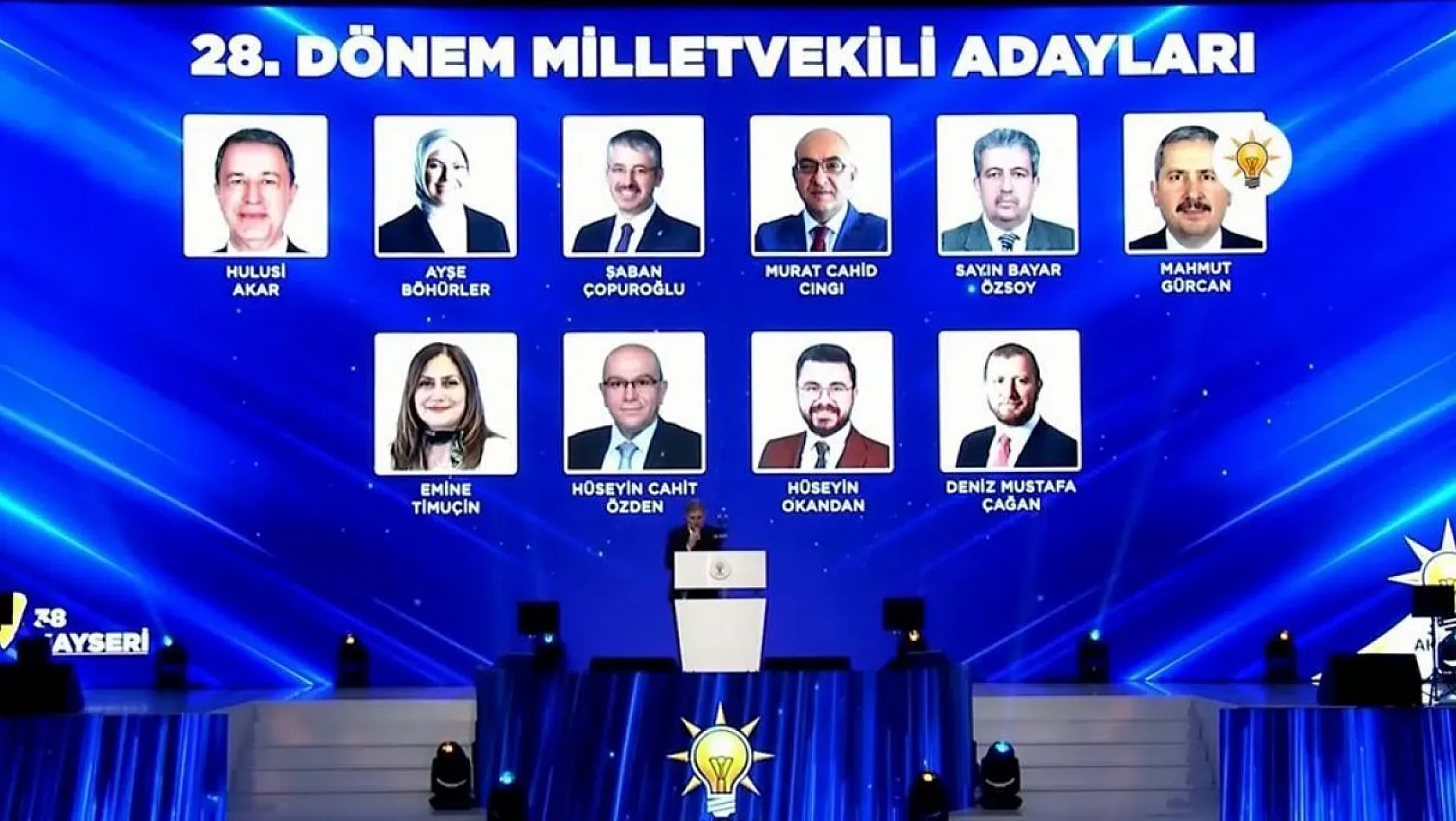 AK Parti'nin adayları tanıtıldı!