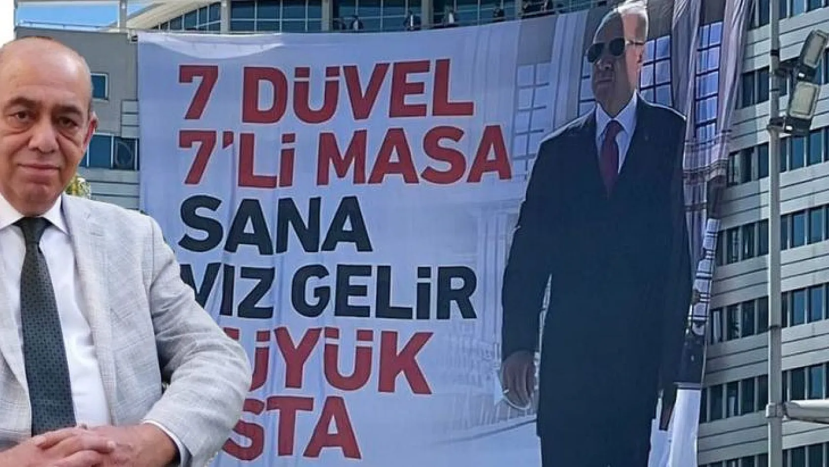 Karamete: Asılan pankart, toplanan kalabalıktan büyüktü. Kayseri'de de yolun sonu görünüyor!