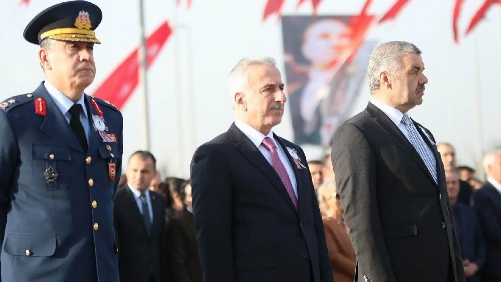 Ulu Önder Mustafa Kemal Atatürk, ölümünün 79. Yıl dönümünde Kayseri'de anıldı