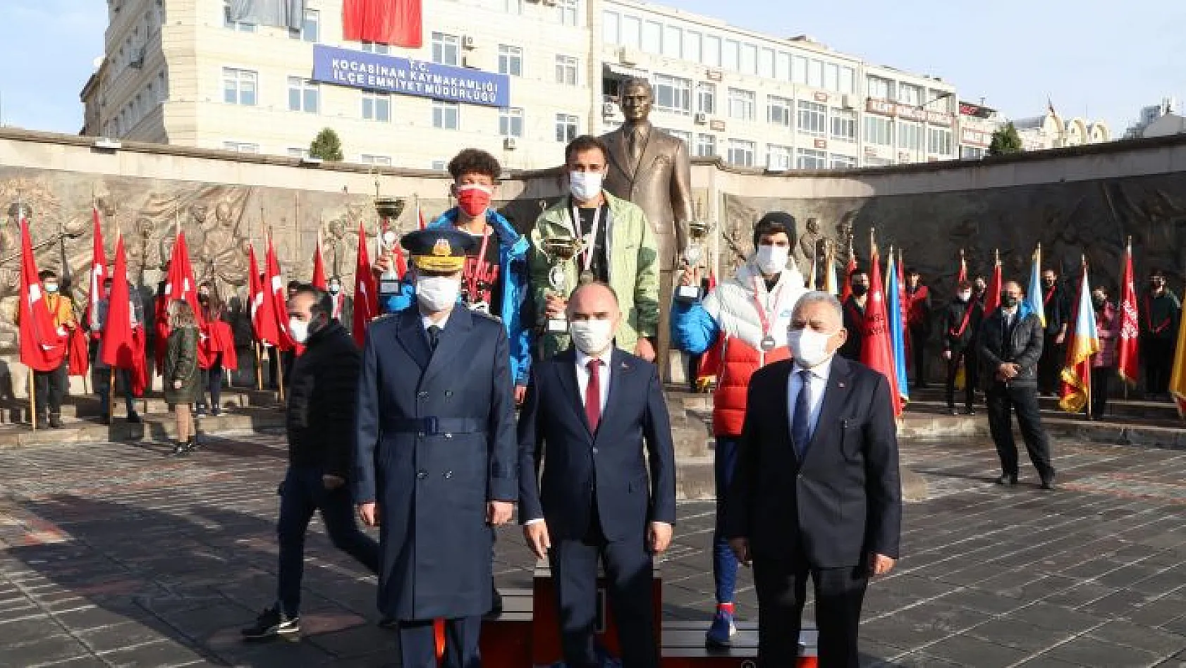 Atatürk'ün Kayseri'ye gelişinin yıl dönümü törenle kutlandı