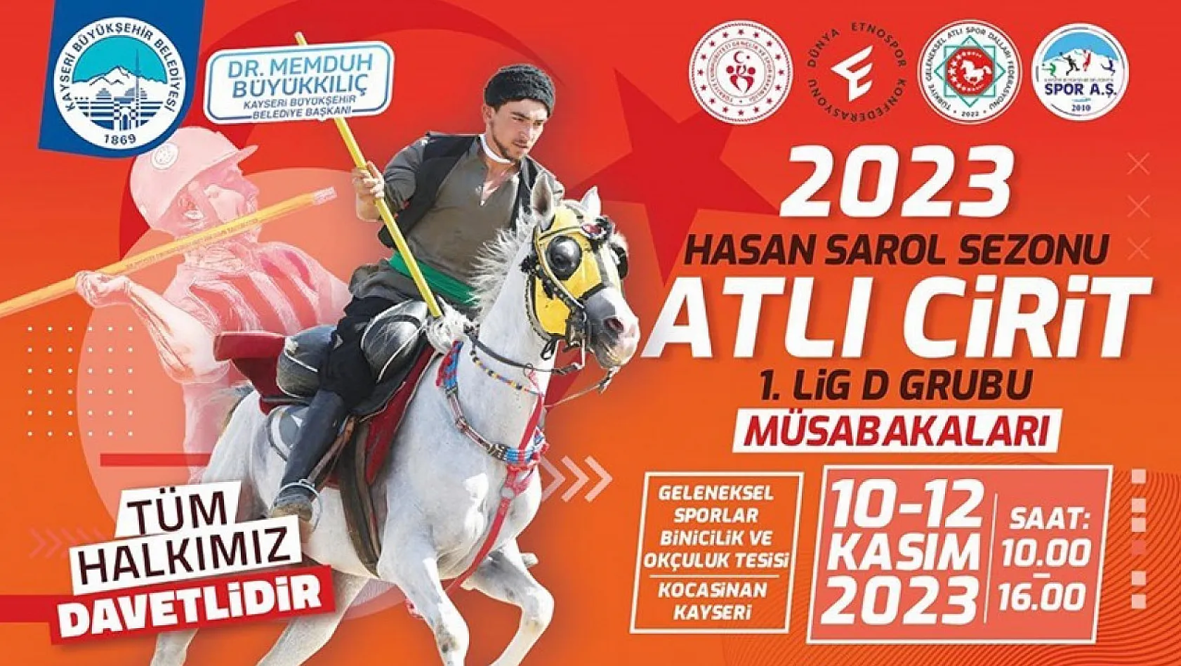 Atlı Cirit 1.Lig D Grubu müsabakaları Kayseri'de