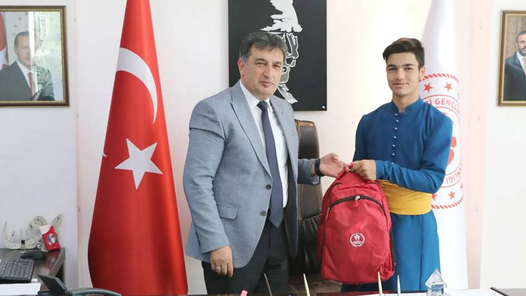 Atlı Okçuluk Türkiye Şampiyonu'ndan Eskici'ye Ziyaret