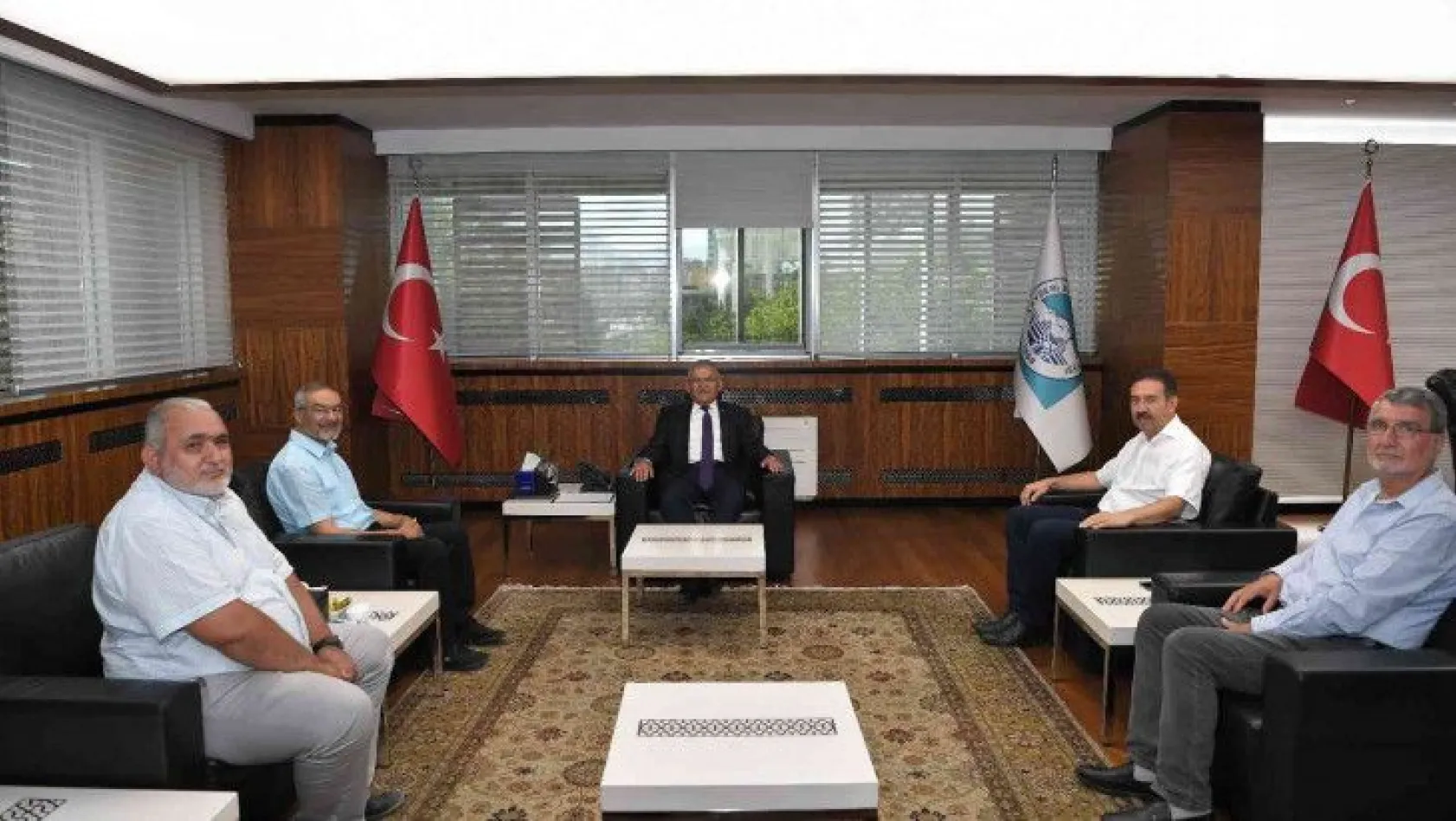Başkan Büyükkılıç'a Başkan Özdoğan ve STK'lardan ziyaret
