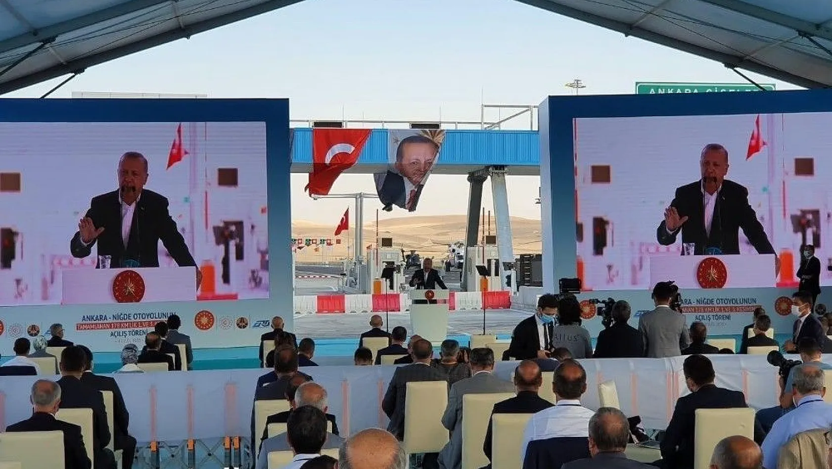 Başkan Büyükkılıç Ankara-Niğde otoyolu açılış törenine katıldı