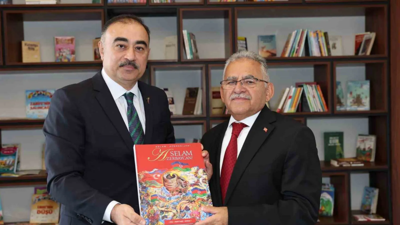 Başkan Büyükkılıç, Azerbaycan Büyükelçisi Mammadov ile bir araya geldi