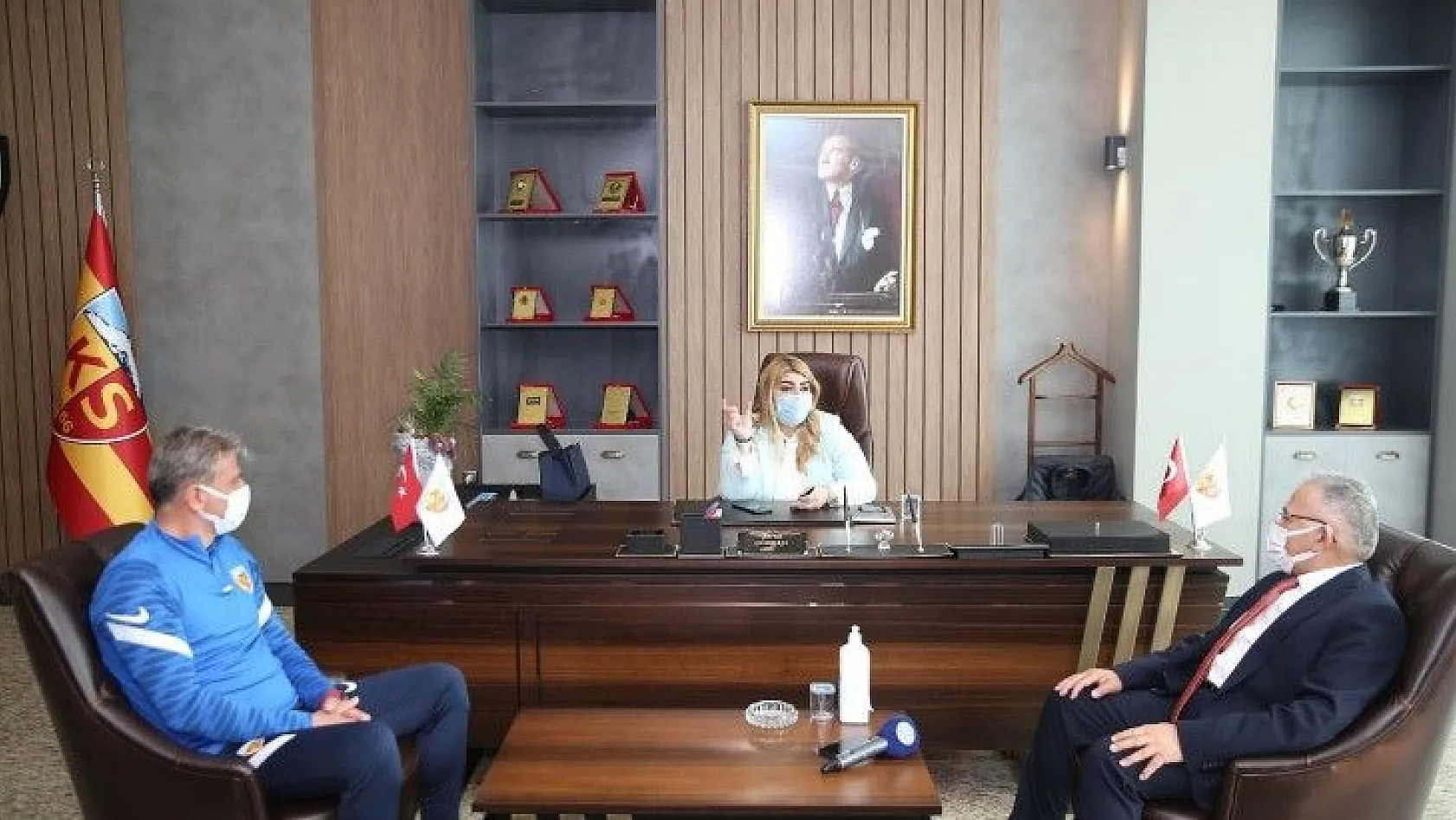 Başkan Büyükkılıç'tan Kayserispor ziyareti!