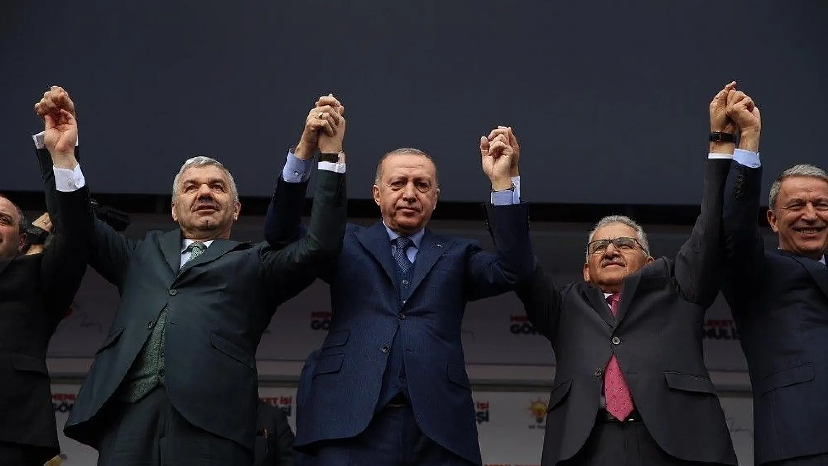 Başkan Çelik, Cumhurbaşkanımız Recep Tayyip Erdoğan'ın katılımıyla yapılan mitingde konuştu