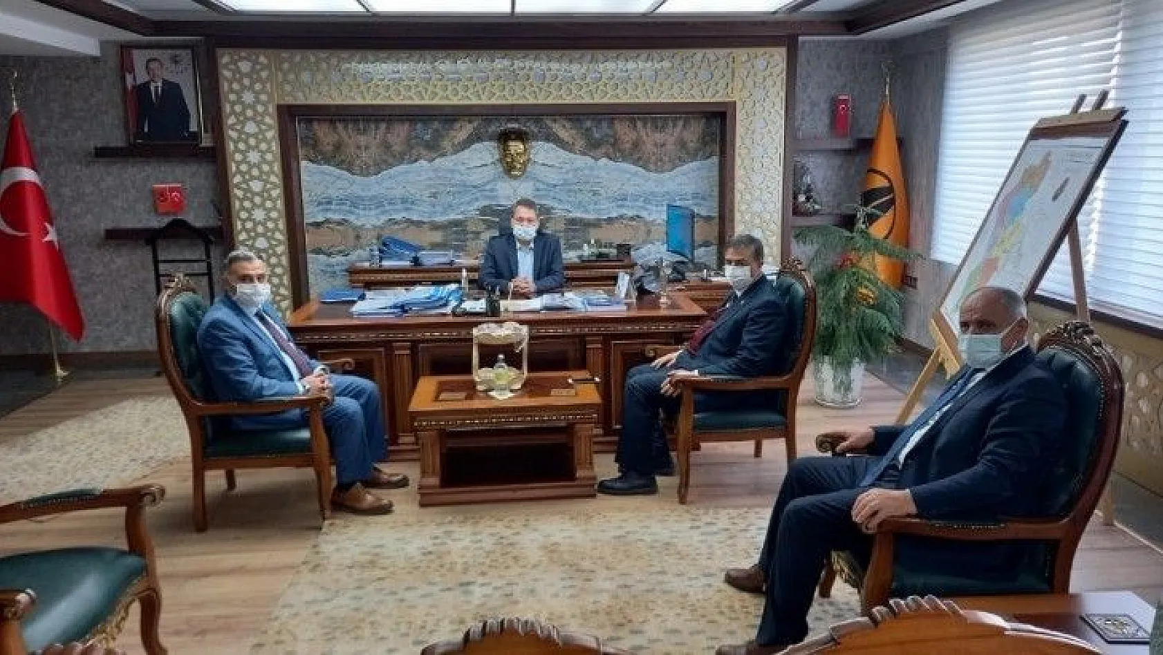 Başkan Cabbar'dan  Karayolları Bölge Müdürlüğüne ziyaret
