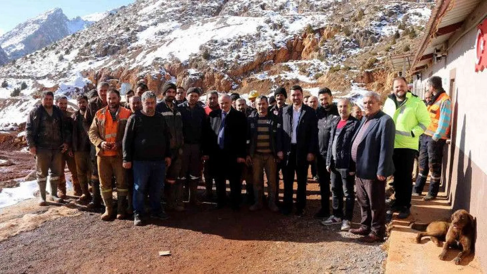 Başkan Öztürk maden işçilerini ziyaret etti