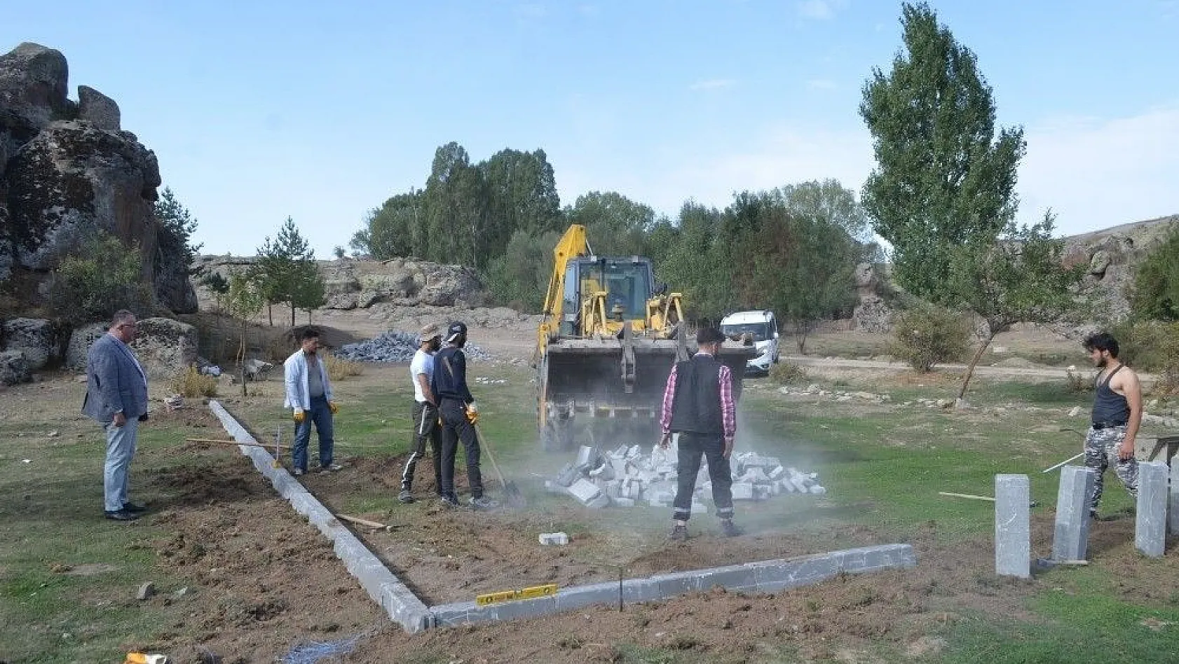 Bünyan Belediyesi Güllüce Mahallesine mesire alanı yapıyor