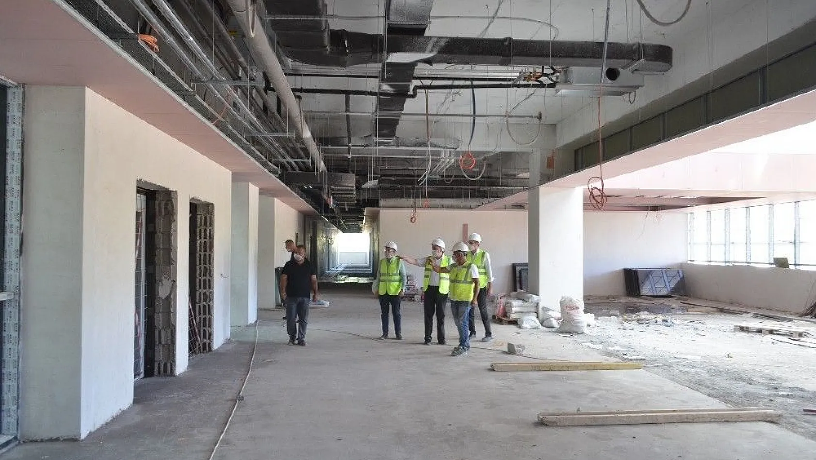 Bünyan yeni Devlet Hastanesi inşaatı sürüyor