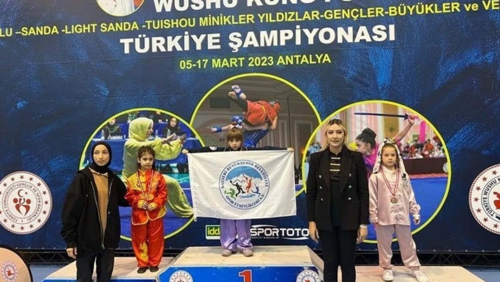 Büyükkılıç'tan Büyükşehir'in Türkiye Şampiyonu sporcusu minik Mira'ya tebrik