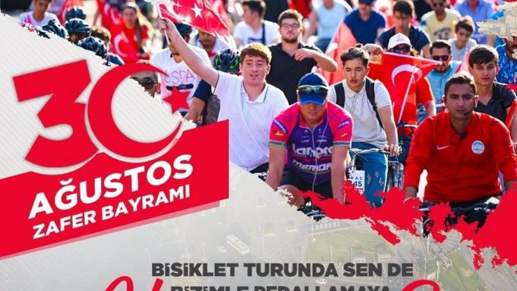 Büyükşehir'den 'Zafere Pedallıyoruz' sloganıyla bisiklet etkinliği