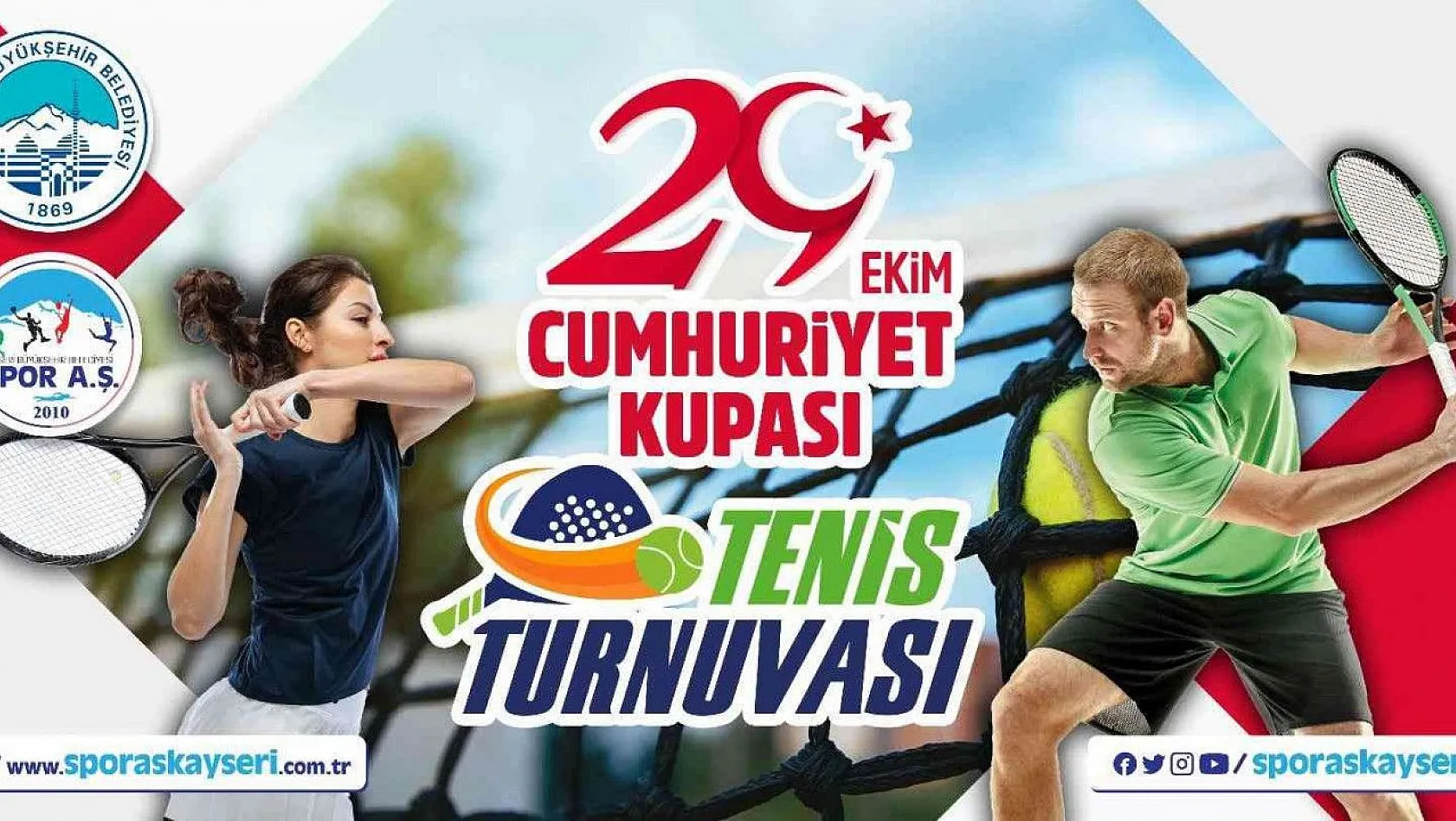 Büyükşehir'den 29 Ekim'e özel tenis turnuvası