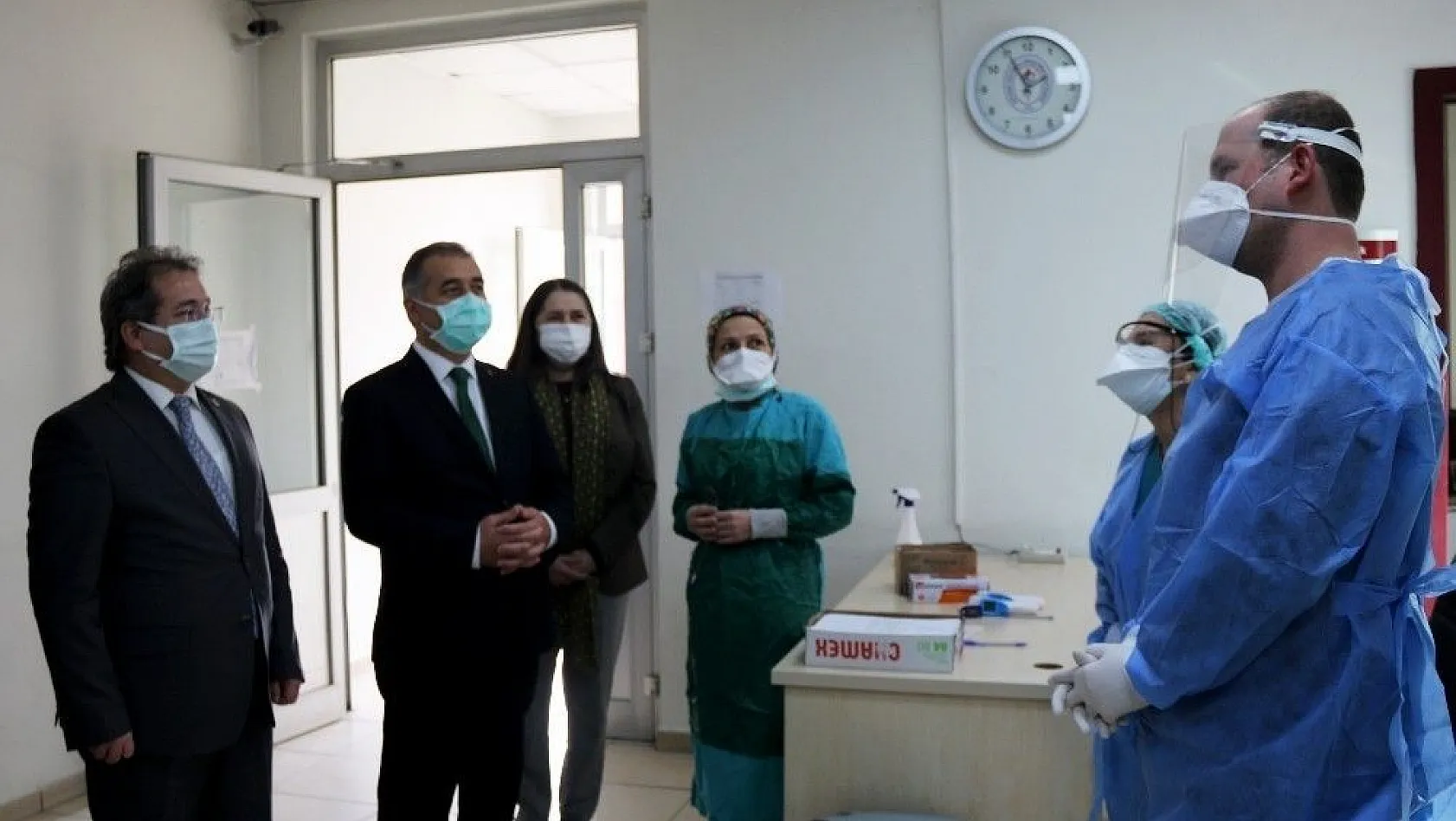 Çalışan Sağlığı Dairesi Başkanı Selami Duman'dan Kayseri'ye pandemi ziyareti