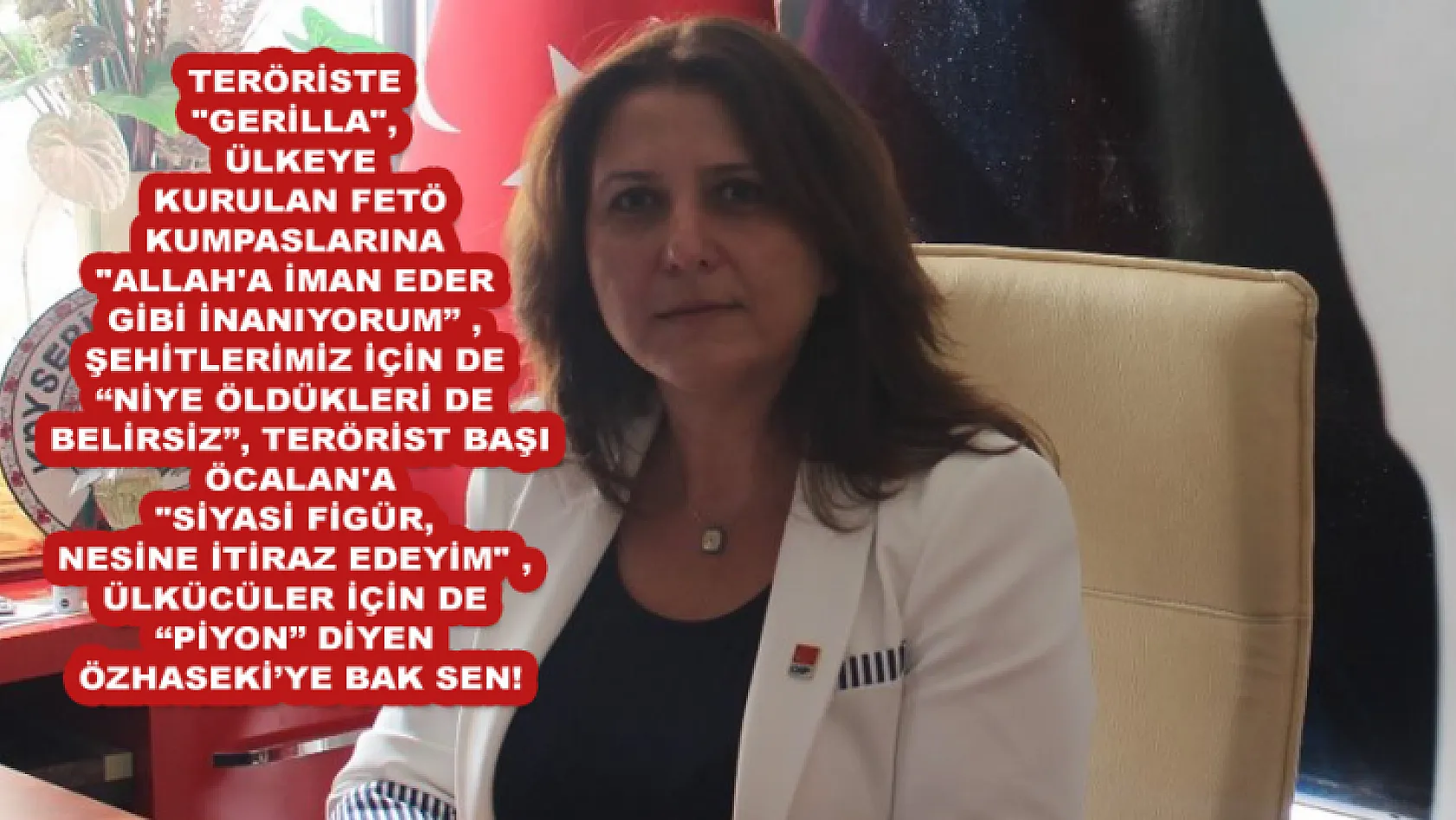 CHP İl Başkanı Özer'den, Özhaseki'ye zehir zemberek tepki!