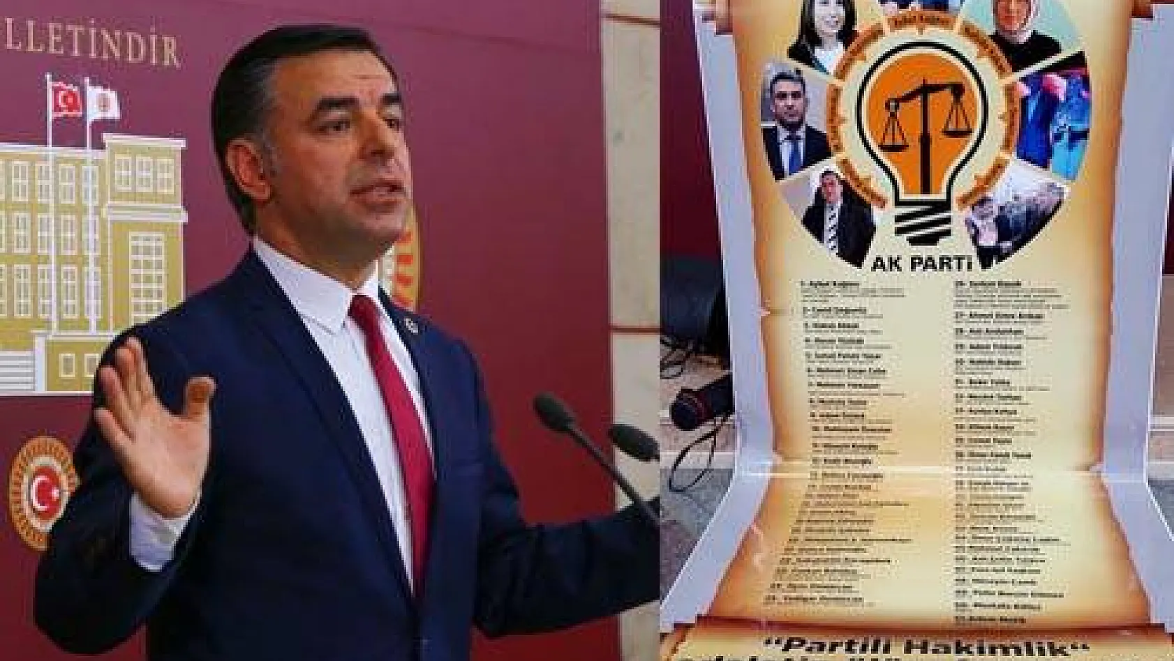 CHP'li Barış Yarkadaş'tan 'İsim isim AKP'li hakimler' iddiası