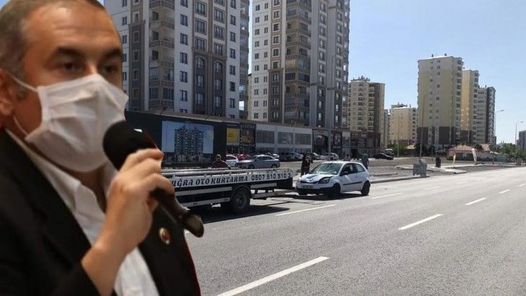 CHP'li Özer, 'Sık sık kaza oluyor' dedi ve o yolda önlem alınmasını istedi